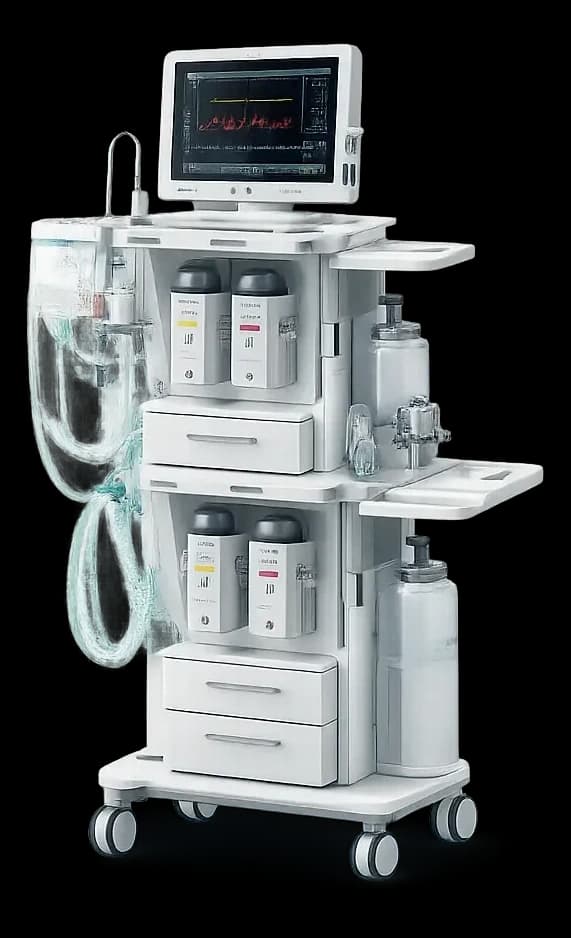 Veterinary anesthesia and monitoring workstation